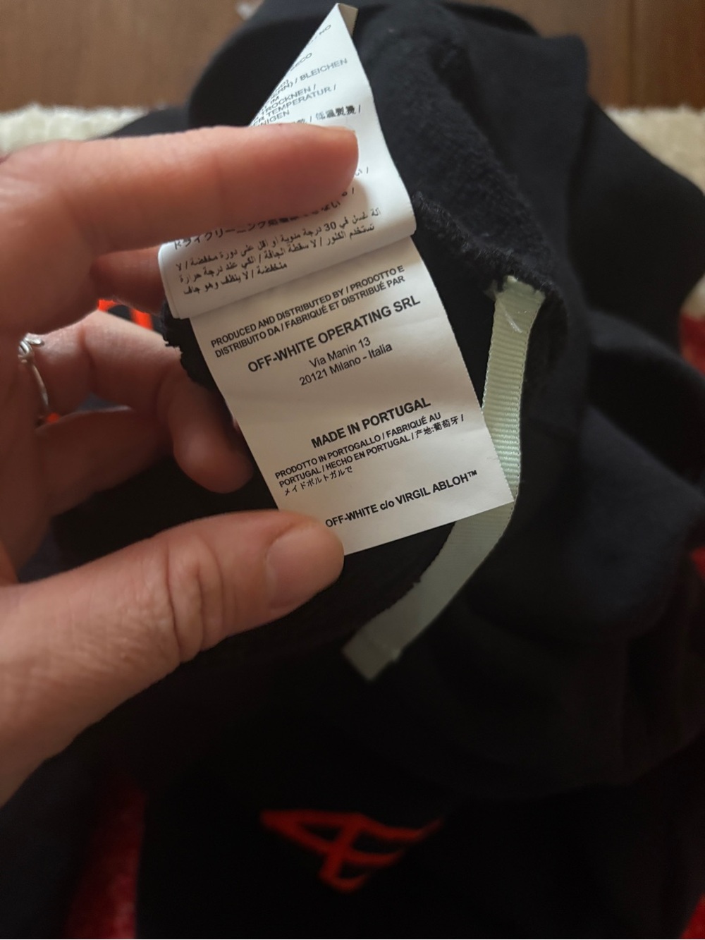 Off-White Virgil Abloh Archival 2017 Toronto Exclusive Hoodie size Med - Picture 8 of 12